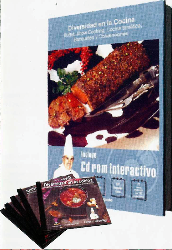 Diversidad en la Cocina - Lorenzo Delgado - Libro + CD Rom