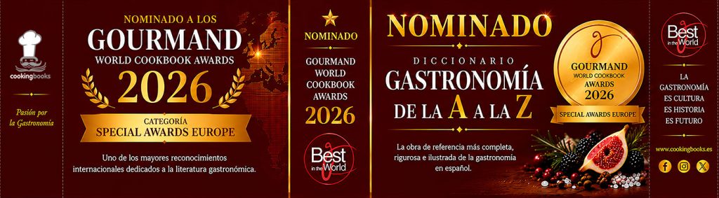 Libros nominados 2026 - Nominaciones 32 Gourmand World Cookbook Awards 2026