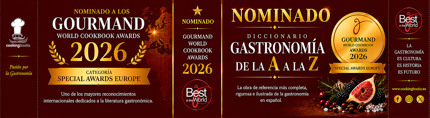 Libros nominados 2026 - Nominaciones 32 Gourmand World Cookbook Awards 2026
